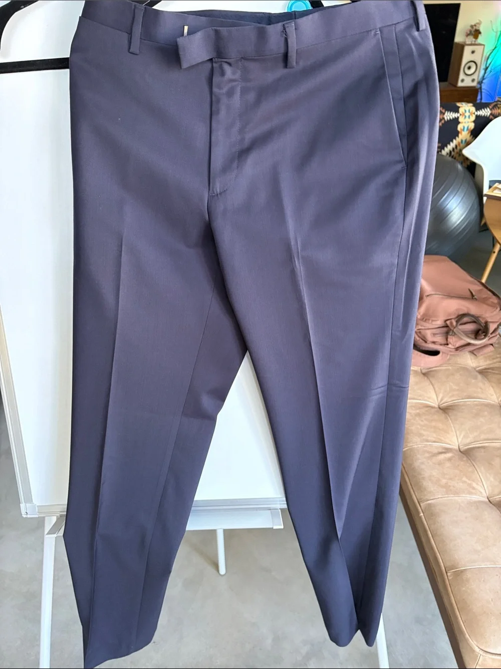 Banana Republic Slim Fit — Tailored Dress Pants in Navy
